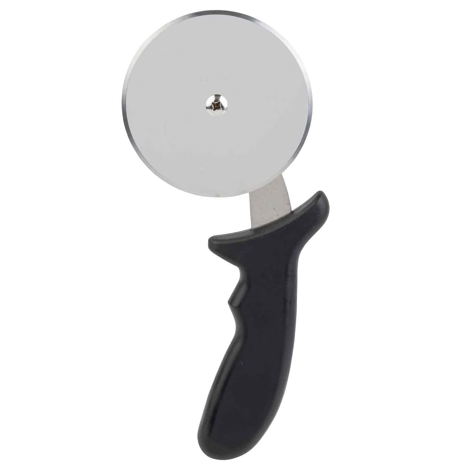 Tablecraft 10936 4 Pizza Cutter w/ Black Plastic Handle, Stainless Steel