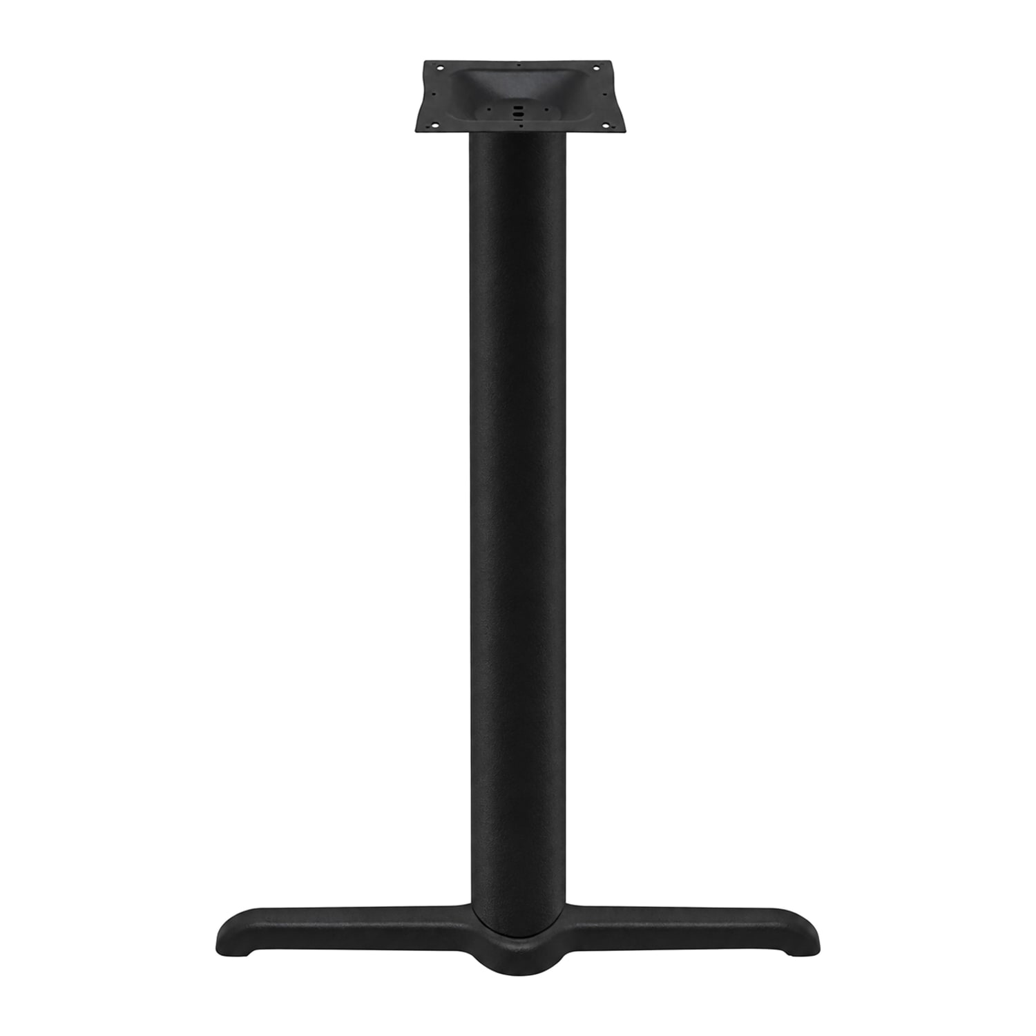 Oak Street B530-4-BAR 40 3/4H Bar Height Table Base - 4 Column, 5 x 30 T Base Spread, Black