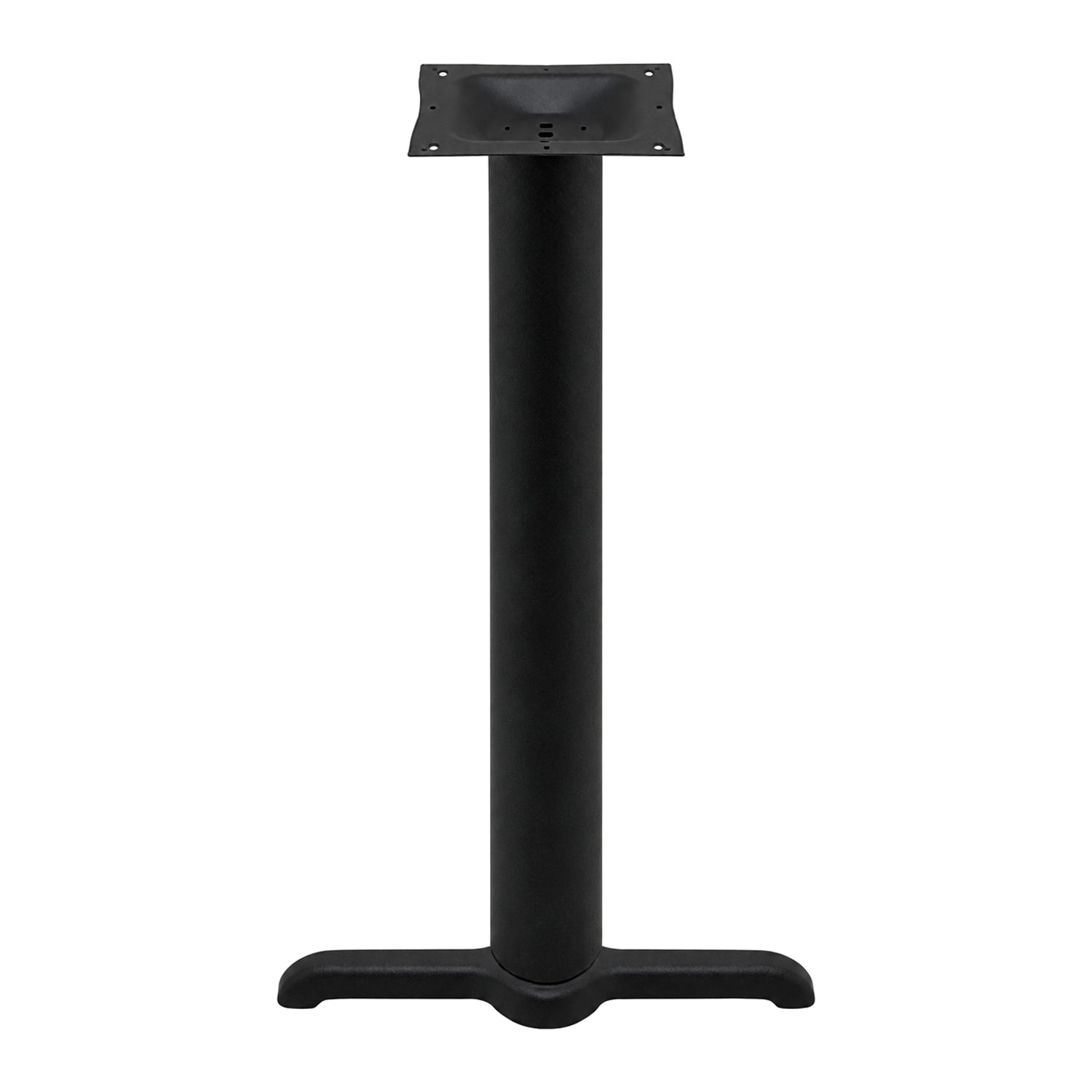 Oak Street B522-4-BAR 40 3/4 Bar Height Table Base - 4 Column, 5 x 22 T Base Spread, Black