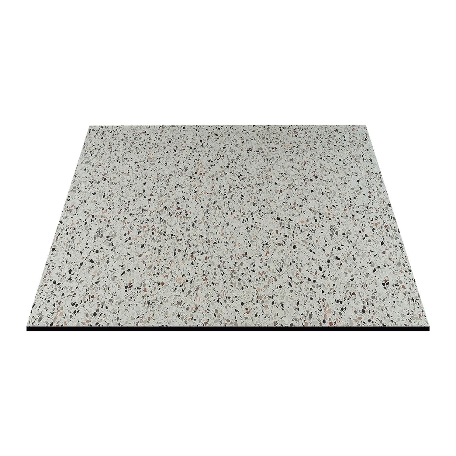Oak Street CC3072-MA 30 x 72 Rectangular Laminate Table Top w/ Umbrella Hole, Maremma, Gray, 0.47 in
