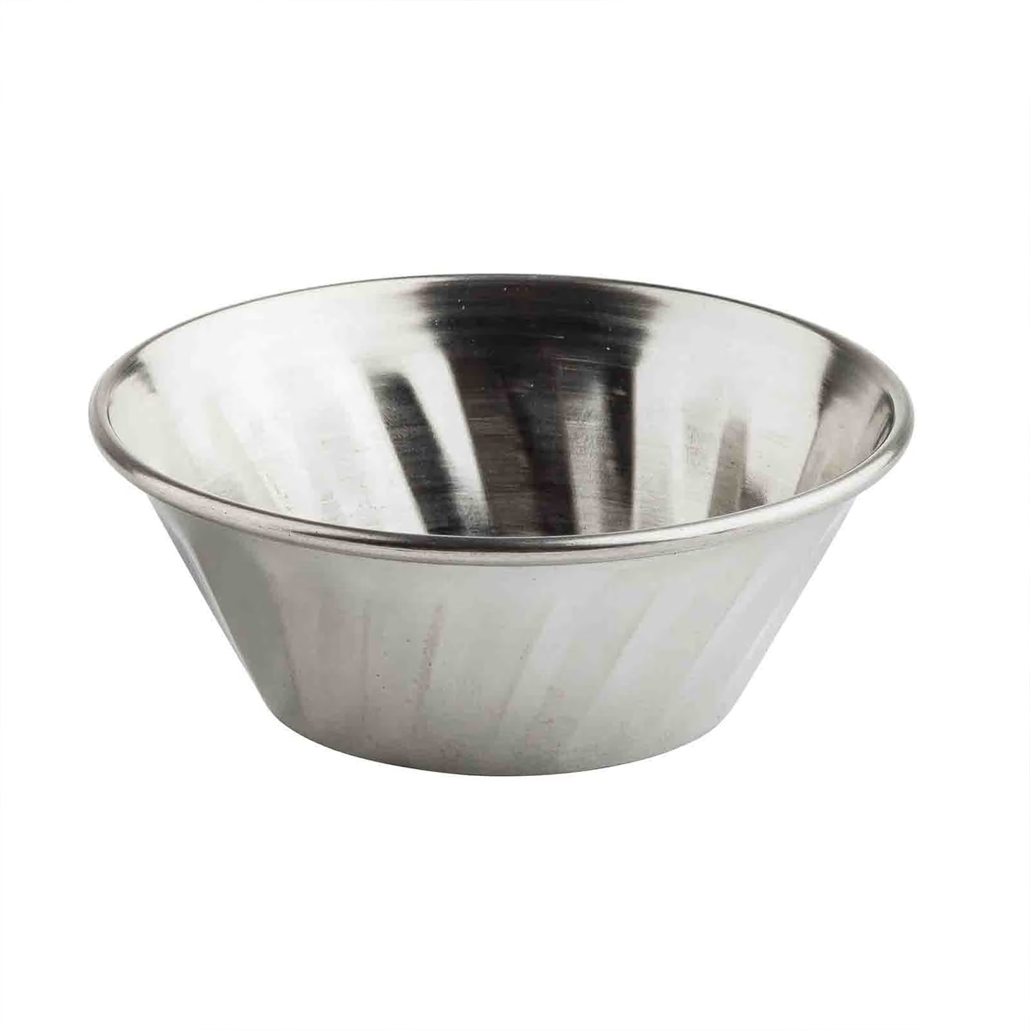 Tablecraft 13051 1 1/2 oz Round Ramekin - Stainless Steel, Case of 12
