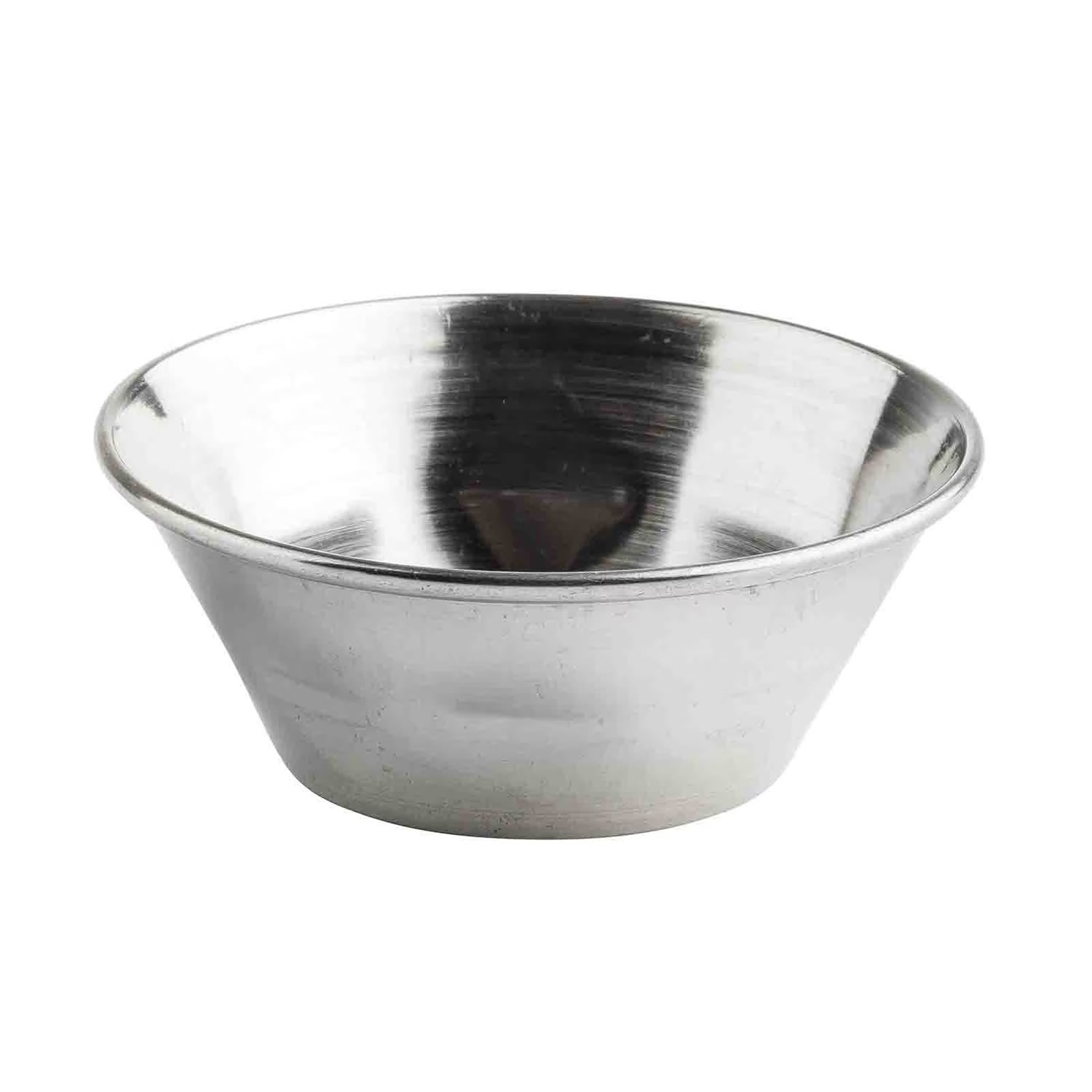 Tablecraft 13048 1 1/2 oz Round Ramekin - Stainless Steel, Case of 12