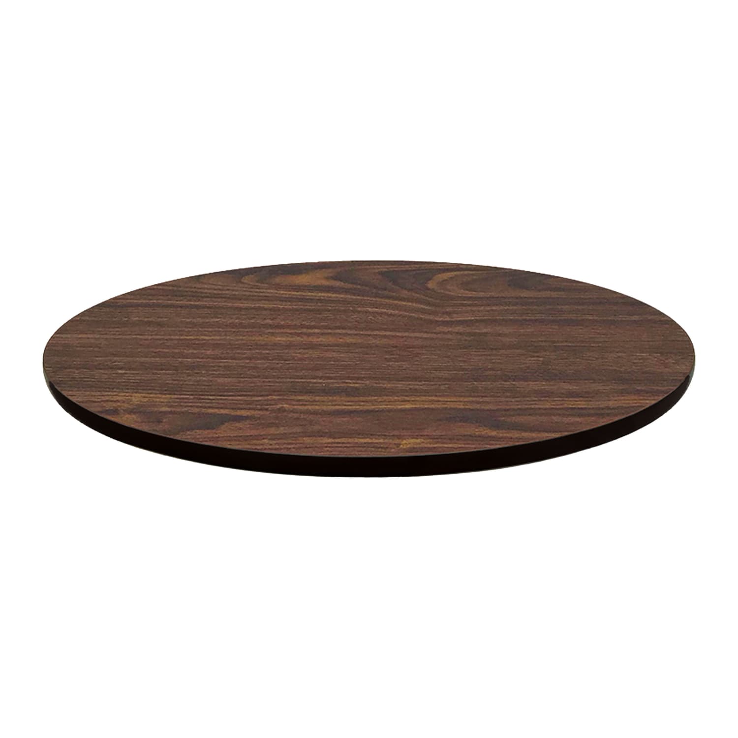 Oak Street OW30ROUND 30 Round Reversible Laminate Table Top, Oak/Walnut, Brown, 1 in