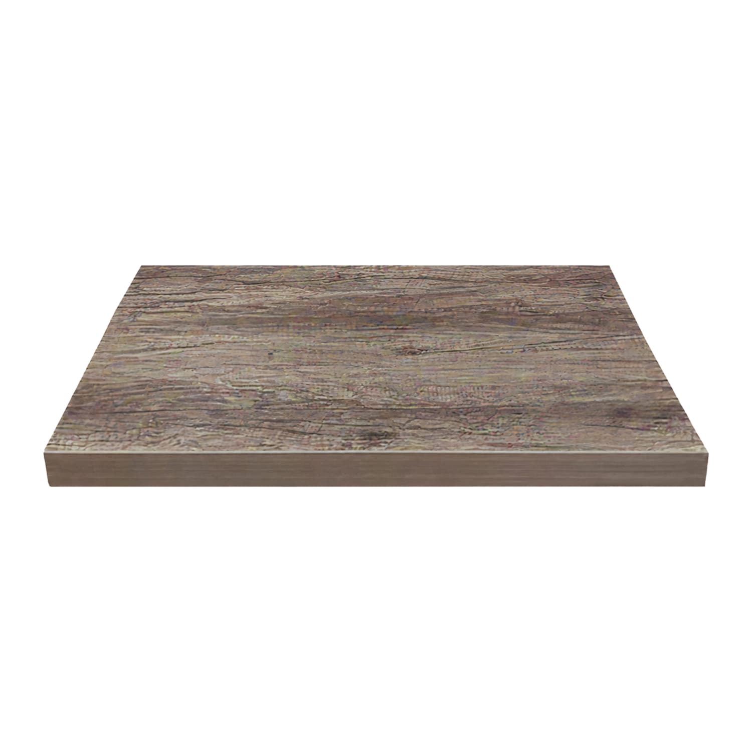 Oak Street UB3072-WB 30 x 72 Rectangular Laminate Table Top, Weathered Barnwood, Brown, 2 in