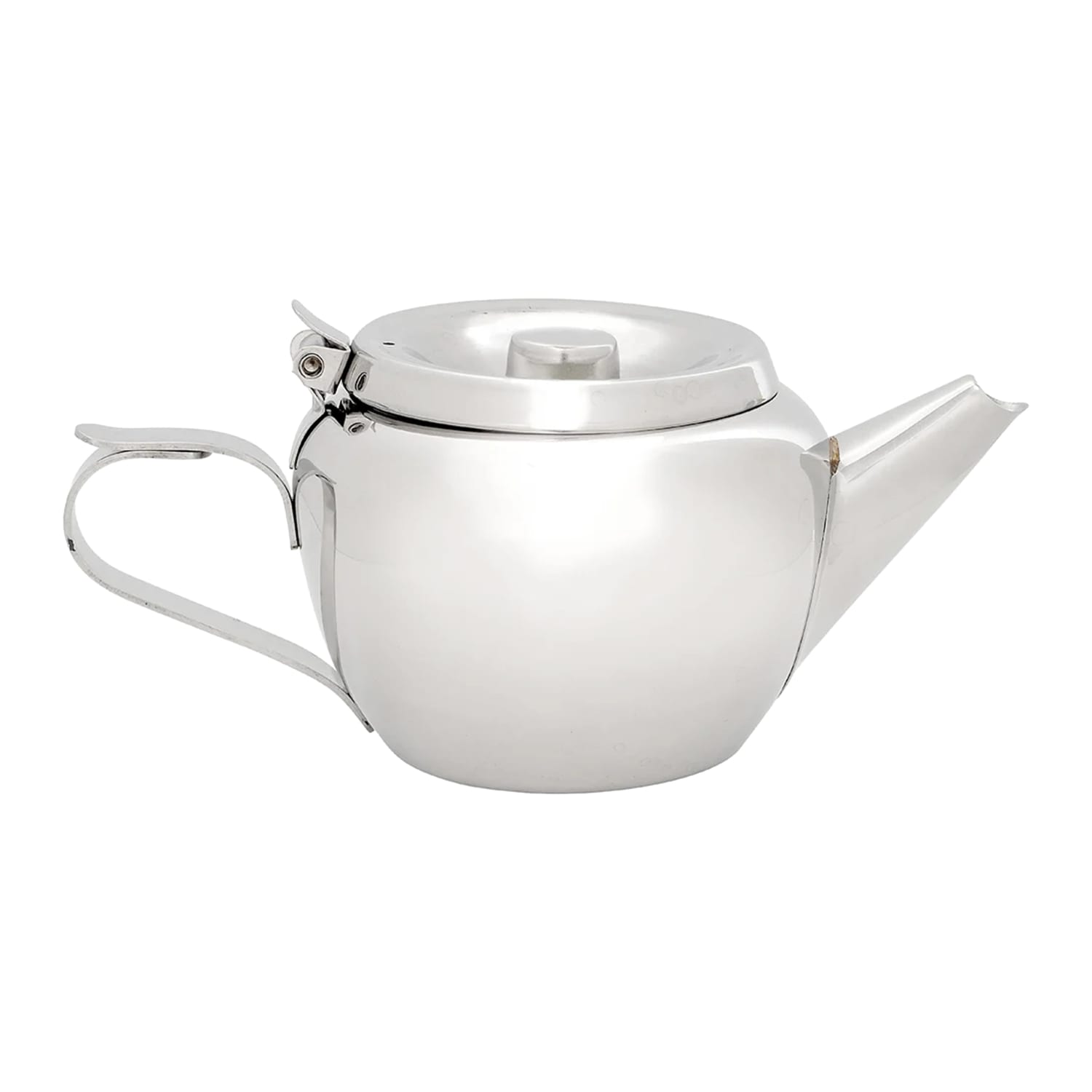 Browne 515152 Stackable Teapot , 12 oz, 18/8 Stainless Steel, Stackable, Silver