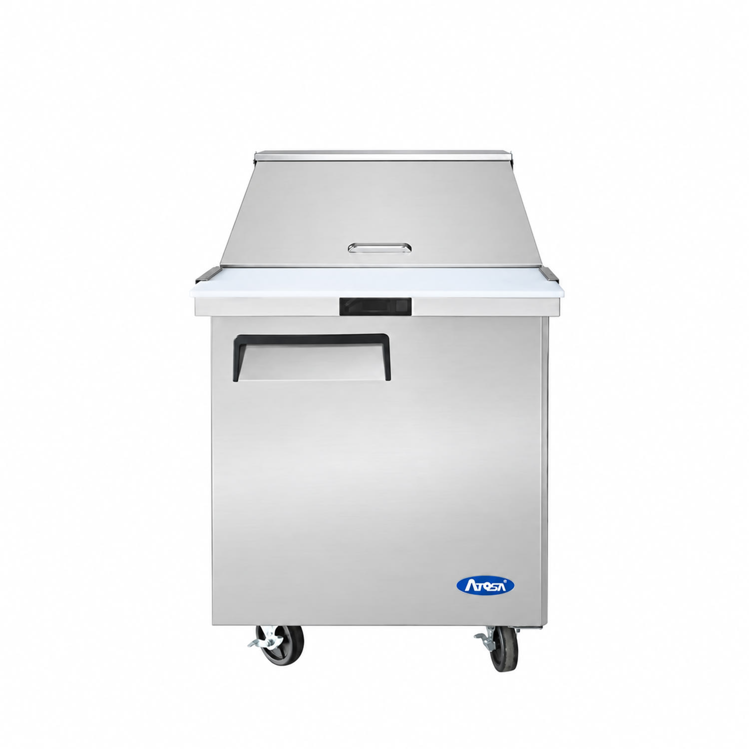 Atosa MSF8305GR 27 1/2 Mega Top Sandwich/Salad Prep Table w/ Refrigerated Base, 115v, Stainless Steel