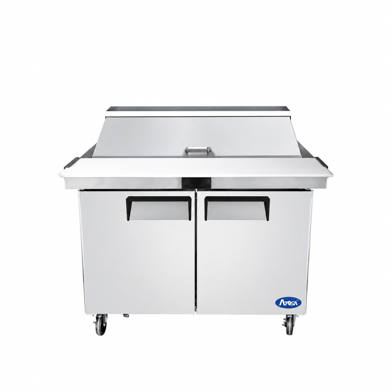 Atosa MSF8306GR 48 1/5 Mega Top Sandwich/Salad Prep Table w/ Refrigerated Base, 115v, Stainless Steel
