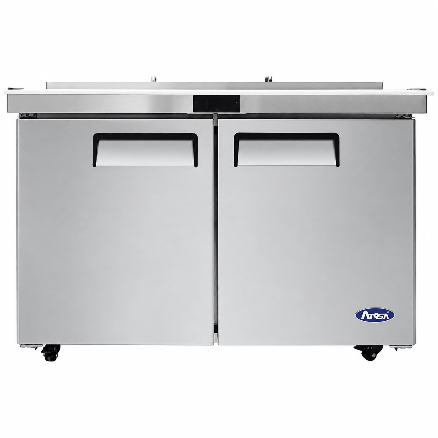 Atosa MSF8306GR-NTCV 48 1/5 Mega Top Sandwich/Salad Prep Table w/ Refrigerated Base, 115v, Stainless Steel