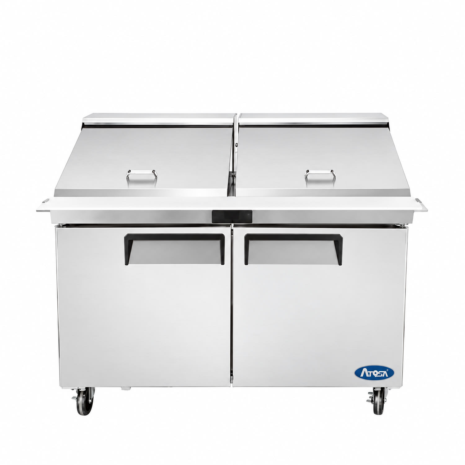 Atosa MSF8307GR 60 1/5 Mega Top Sandwich/Salad Prep Table w/ Refrigerated Base, 115v, Stainless Steel
