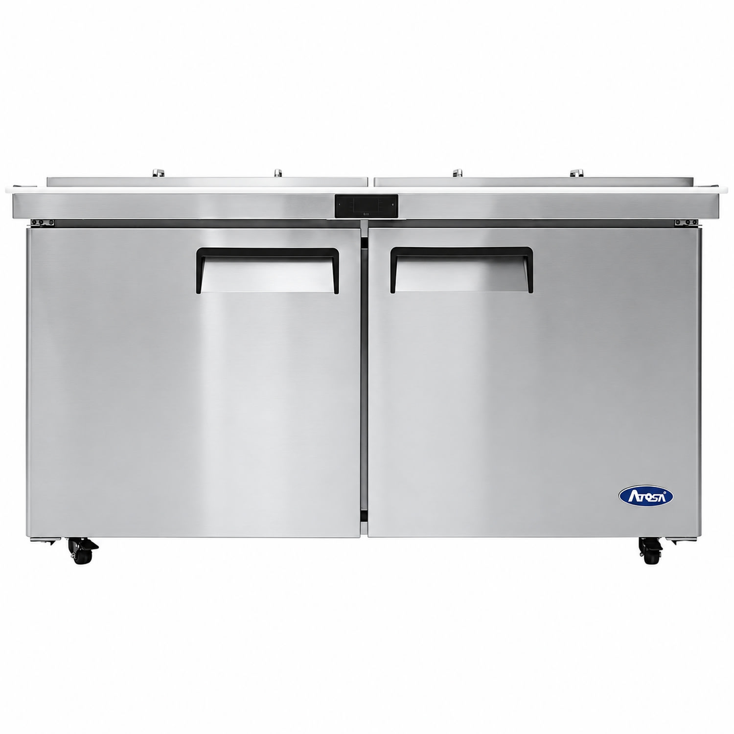 Atosa MSF8307GR-NTCV 60 1/5 Mega Top Sandwich/Salad Prep Table w/ Refrigerated Base, 115v, Stainless Steel
