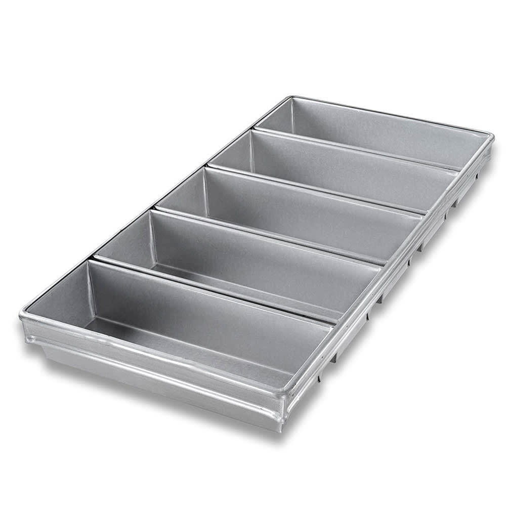 Chicago Metallic 44955 Bread Pan Set, Holds (5) 12 1/4" x 4 1/2" Pans