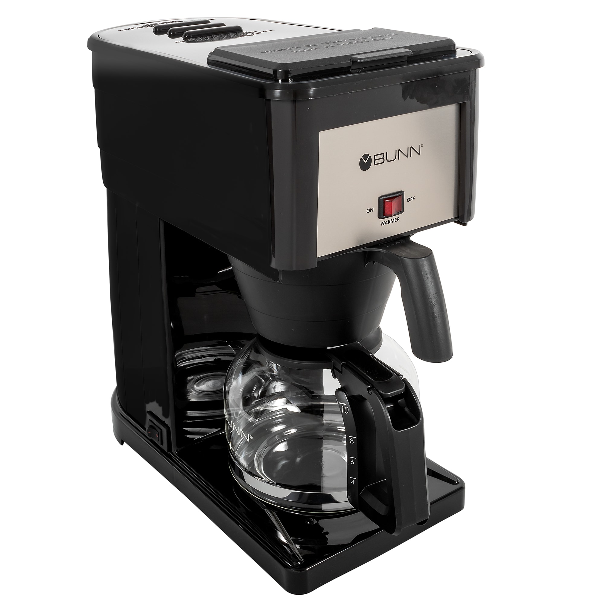 BUNN Home 38300.0064 GR Velocity Brew 10 cup Drip Coffee Maker, Black, Glass Carafe