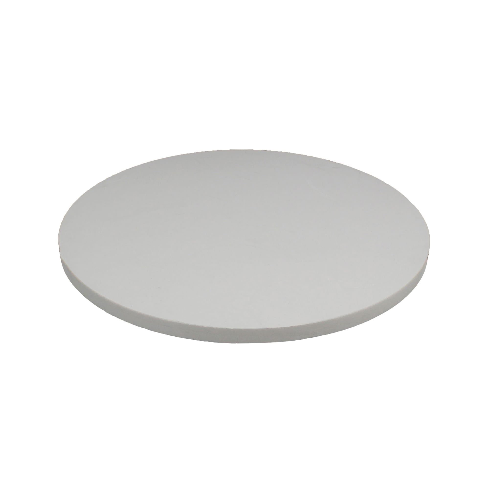 Art Marble Q41348RD 48" Round Quartz Table Top, Winter White