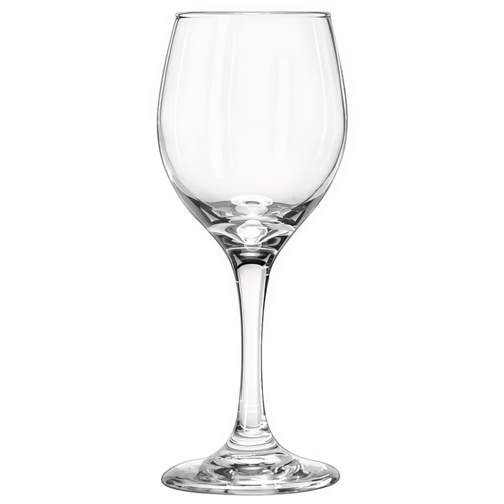 Libbey 3065 8 oz Perception Wine Glass - Safedge Rim & Foot, Case of 24, Clear