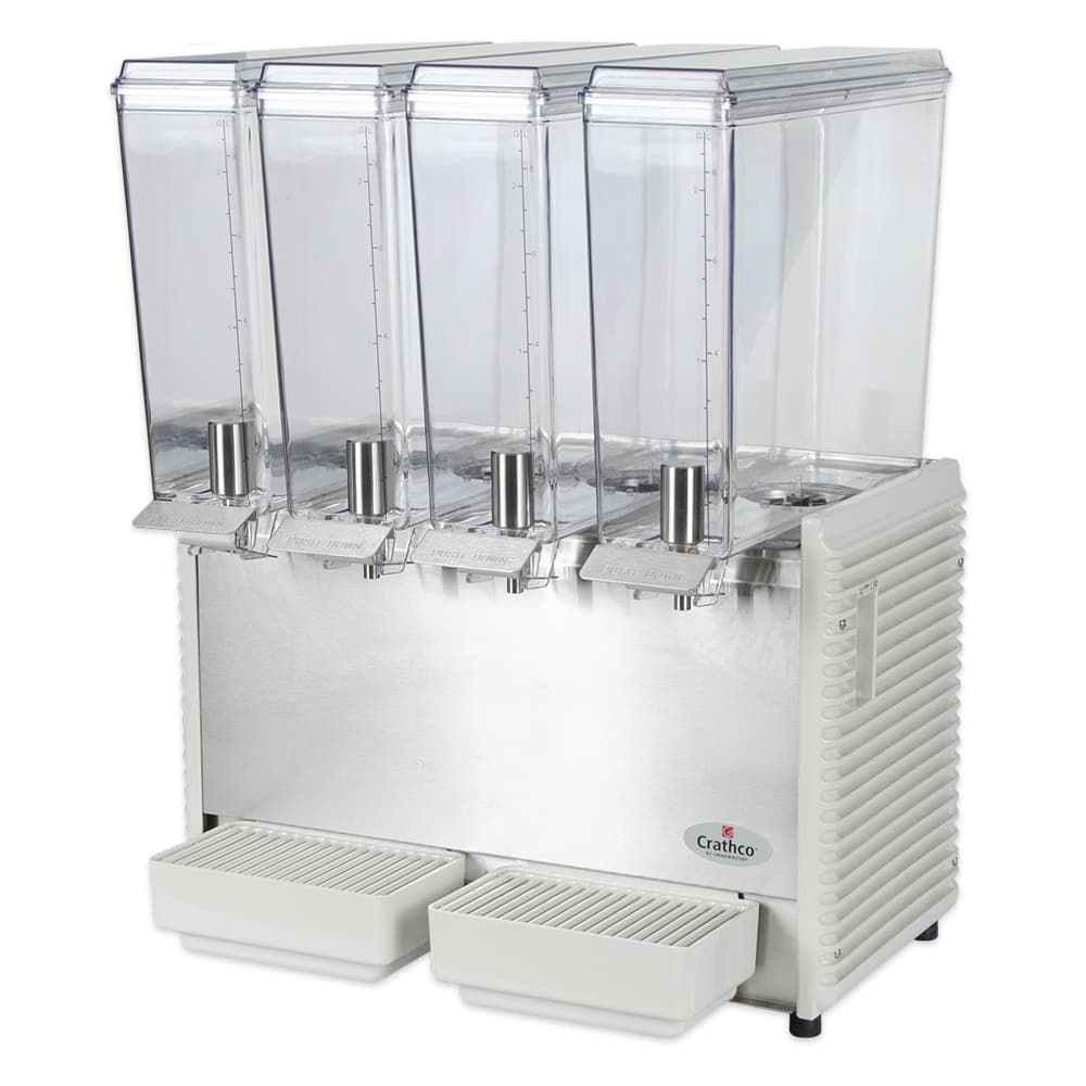 Refrigerated Drink Dispenser w/ (4) 2 2/5 gal Bowls, Pre Mix, 115v