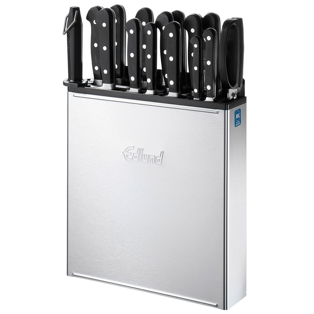 Edlund KR-700 Knife Rack w/ Skirt, High Temperature Inserts, Stainless Steel