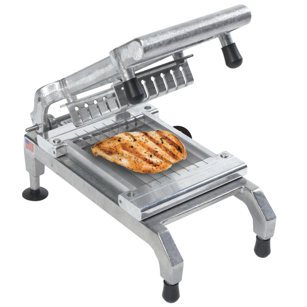 Nemco 55975-1 Stainless Steel Food Slicer, 3/8" Blade, Chicken, Manual