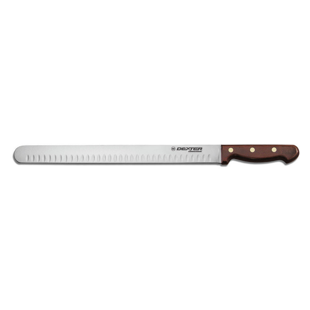 Dexter Russell 40D-14PCP 14" Roast Slicer w/ Rosewood Handle, Carbon Steel, Duo-Edge