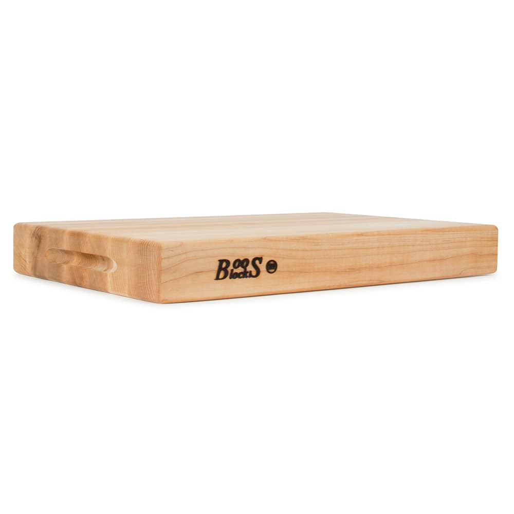 John Boos RA01 Reversible Cutting Board, 12x18x2 1/4", Hard Rock Maple