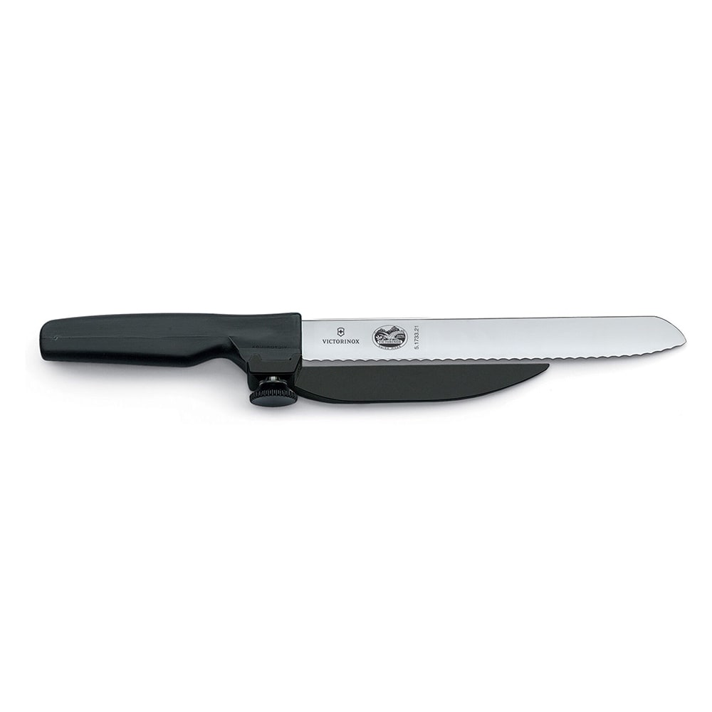 Victorinox 6.8663.21 8 1/4" Slicer w/ Poly-Nylon Black Handle