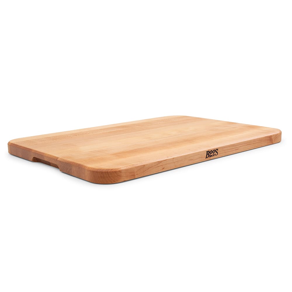 John Boos CB4C-M201401 Wood Cutting Board w/ Finger Grips - 20"W x 14"D x 1"H, Maple