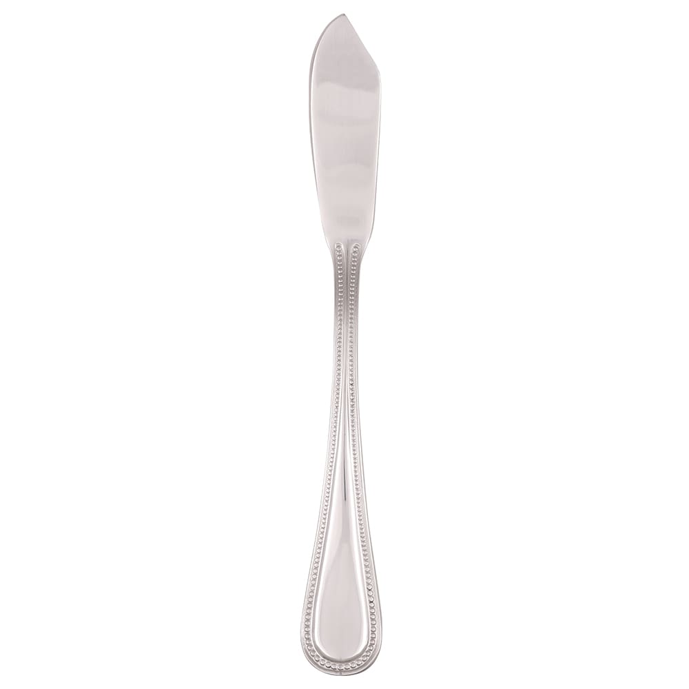 10 Strawberry Street PRL-BK 7" Butter Knife with 18/0 Stainless Steel Grade, Pearl Pattern, Heavy Weight
