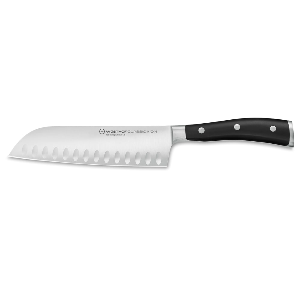Wusthof 1040331317 7" Santoku Knife - Hollow Edge, Forged, Stainless Steel