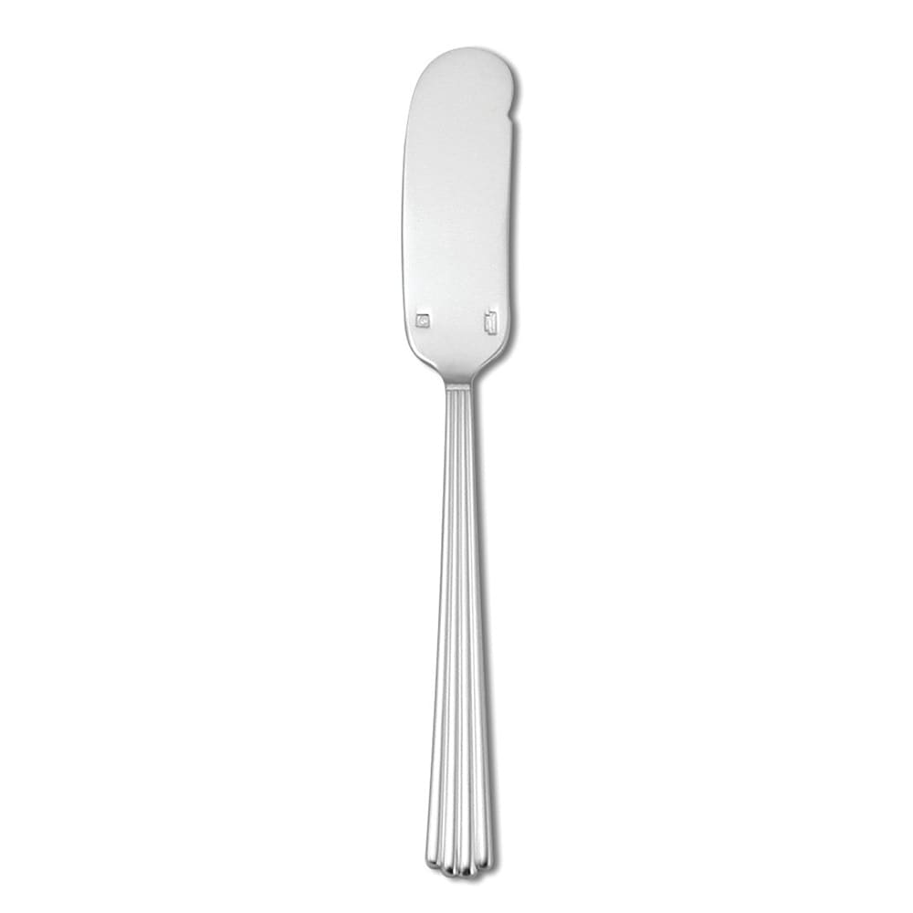 Oneida T024KSBF 6 1/2" Butter Spreader with 18/10 Stainless Steel Grade, Viotti Pattern