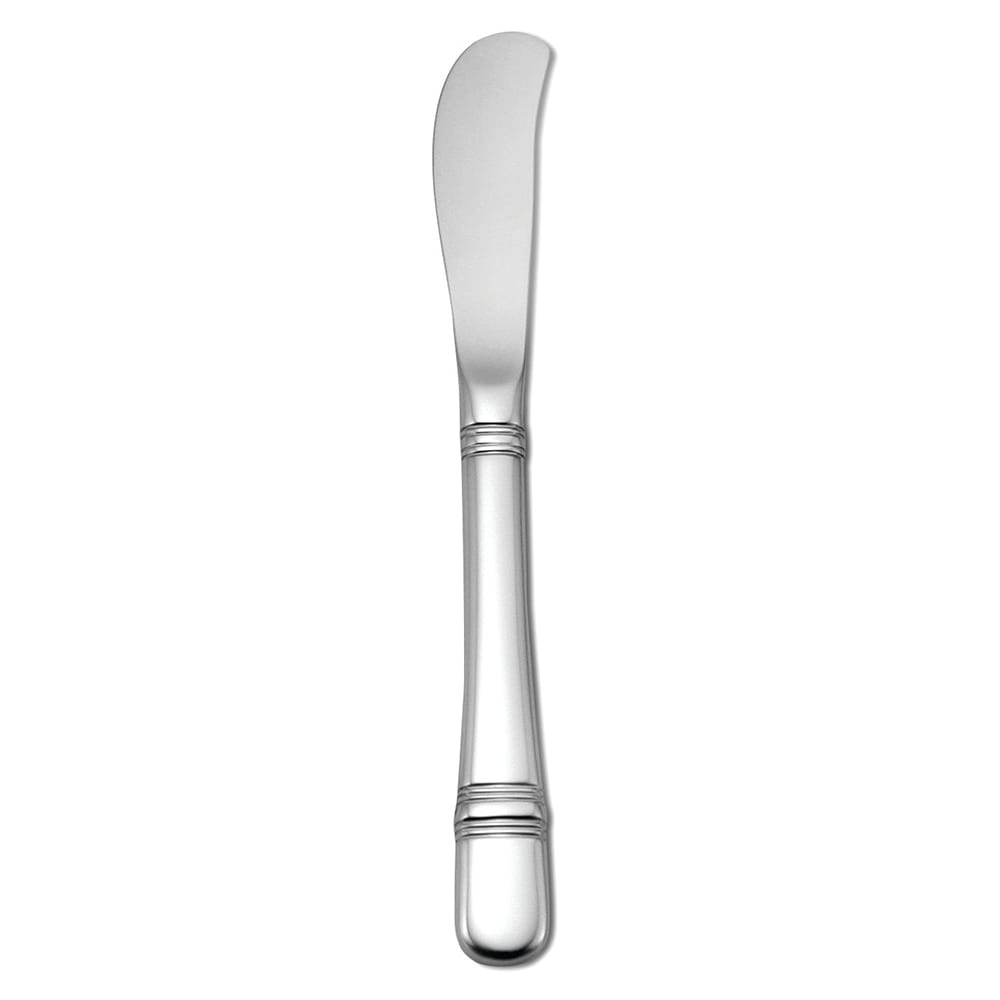 Oneida T119KSBF 6 5/8" Butter Spreader with 18/10 Stainless Steel Grade, Astragal Pattern