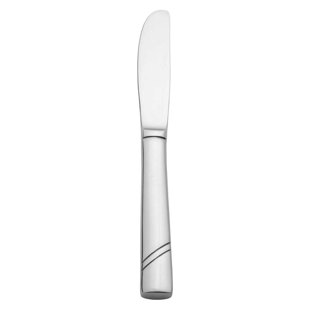 Libbey 988 554 7 1/4" Butter Knife with 18/8 Stainless Steel Grade, Zephyr Pattern