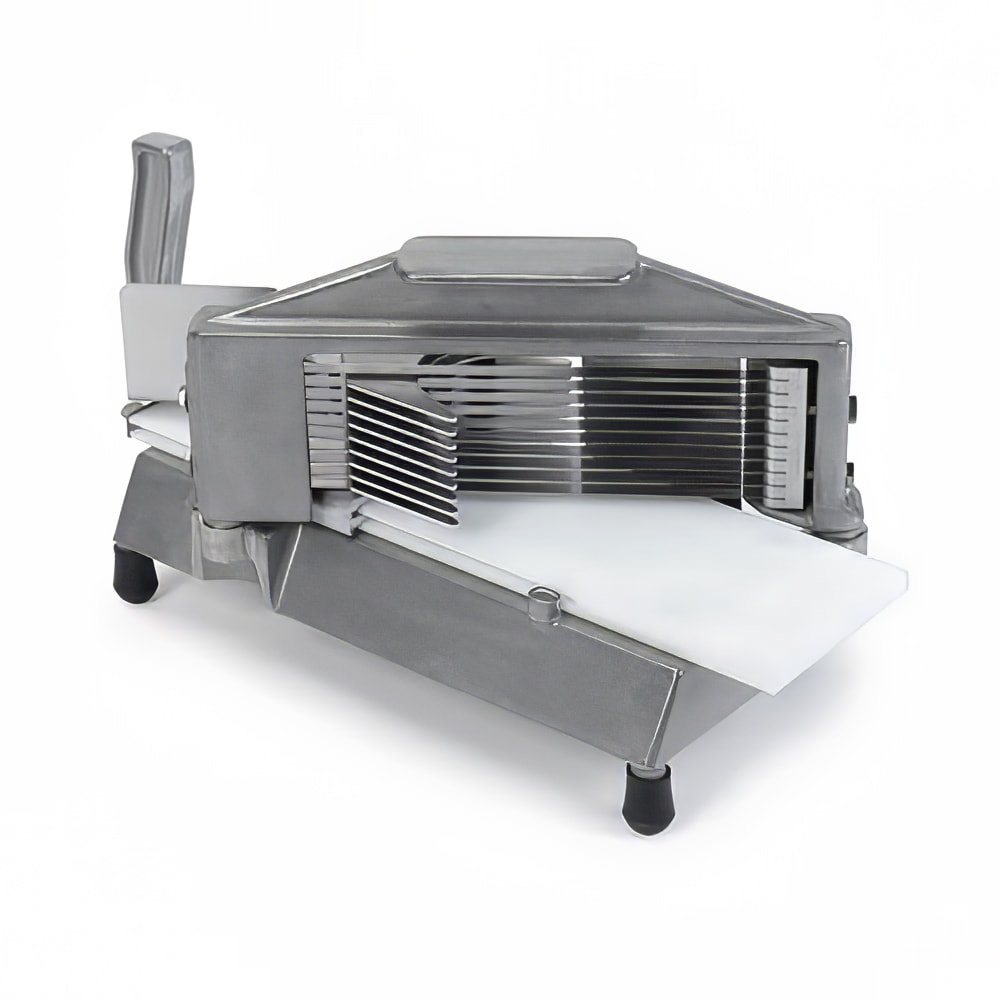 Nemco 55600-3 Tomato Slicer w/ 3/8" Cut, Razor Sharp Stainless Steel Blades & Vertical Handle