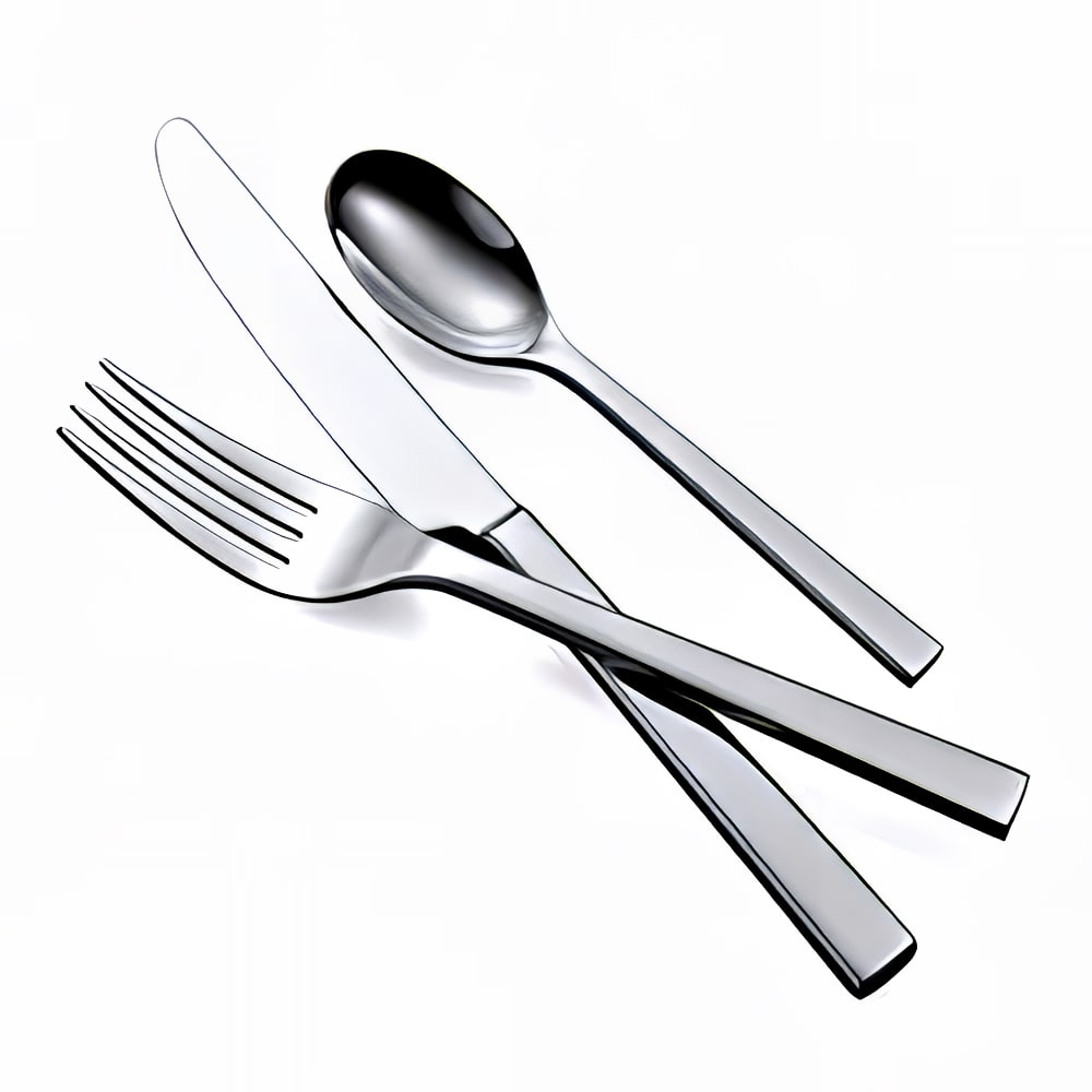 Oneida B678SBLF 6 1/4" Bouillon Spoon with 18/0 Stainless Grade, Chef's Table Pattern, Silver