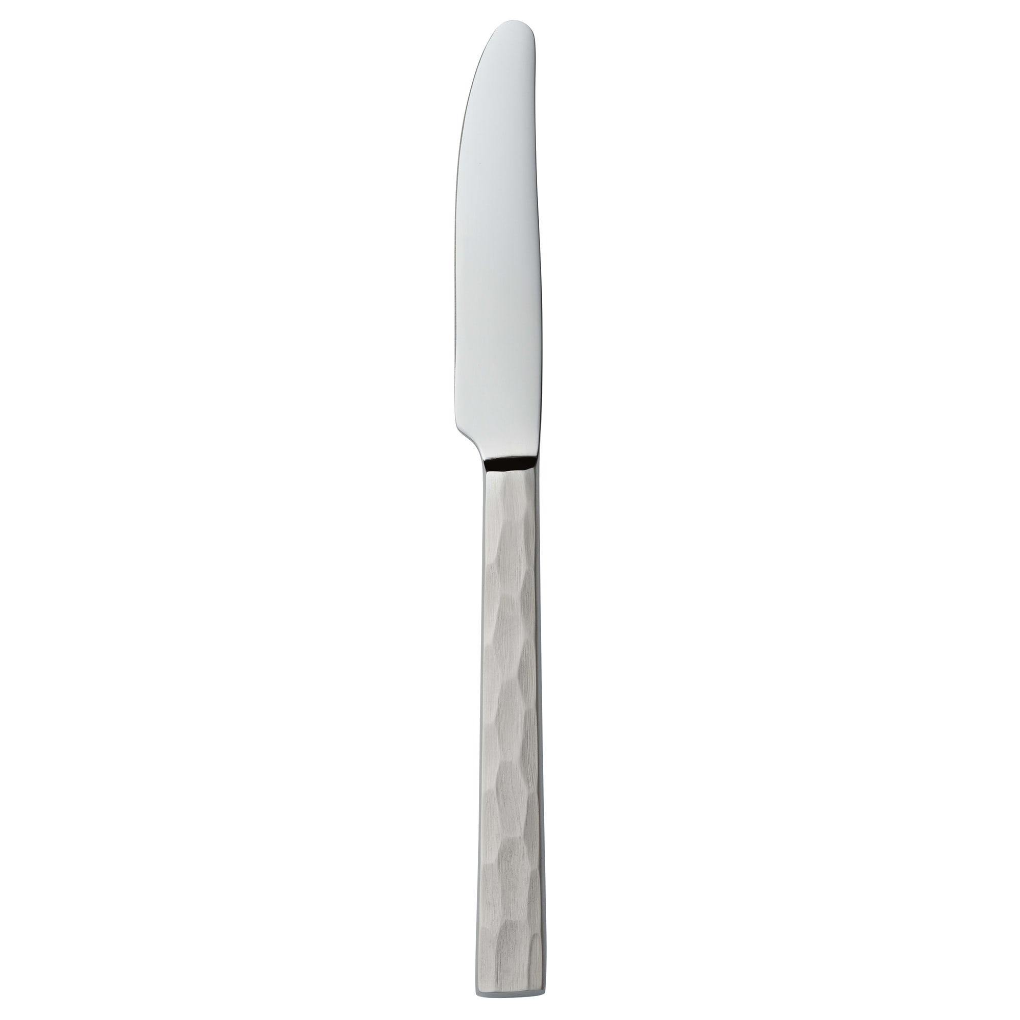 Libbey 954554 7 1/4" Butter Knife with 18/10 Stainless Grade, Silver Forest Pattern, Two-sided Handle