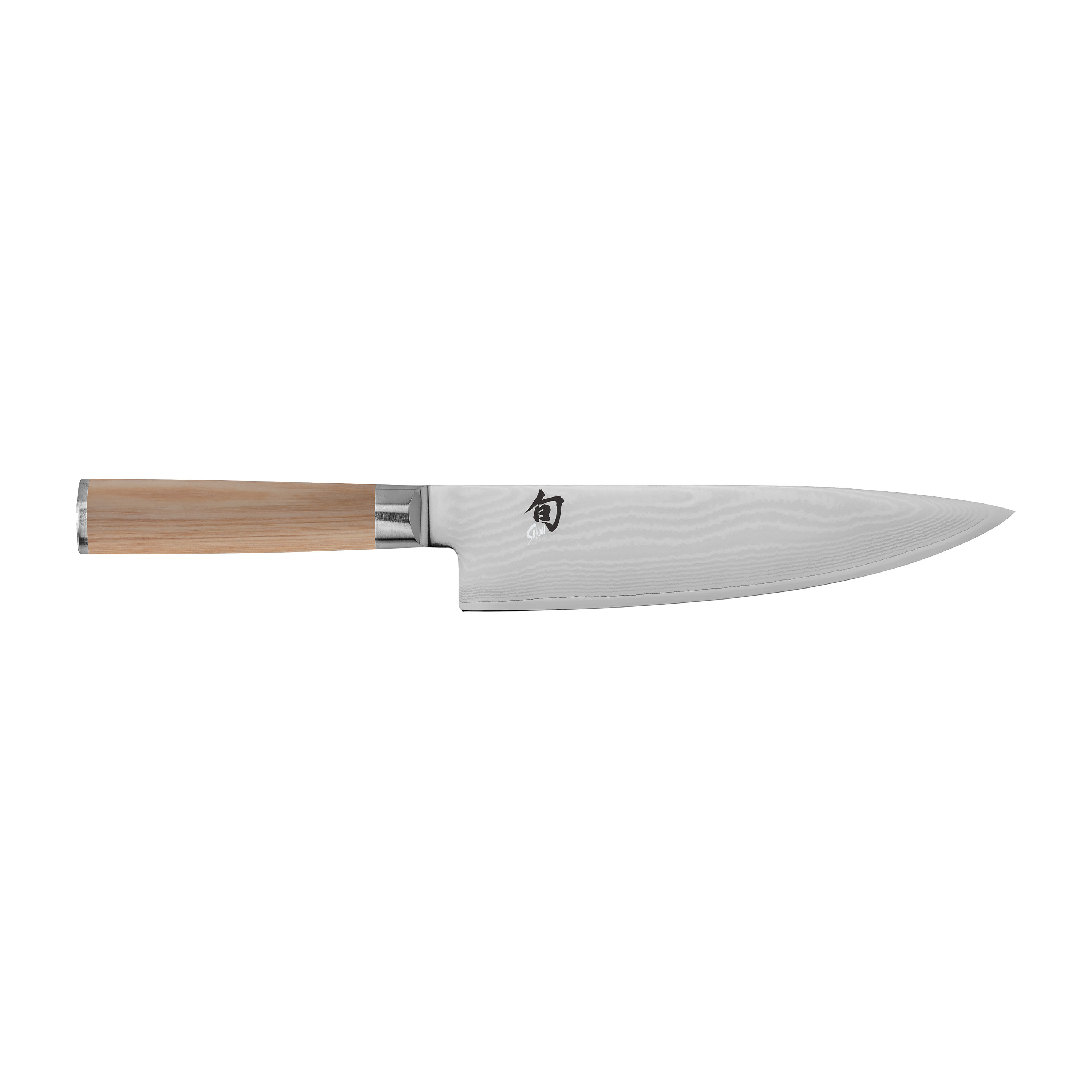 Shun 8" Chef's Knife w/ Blonde PakkaWood Handle, Stainless Steel