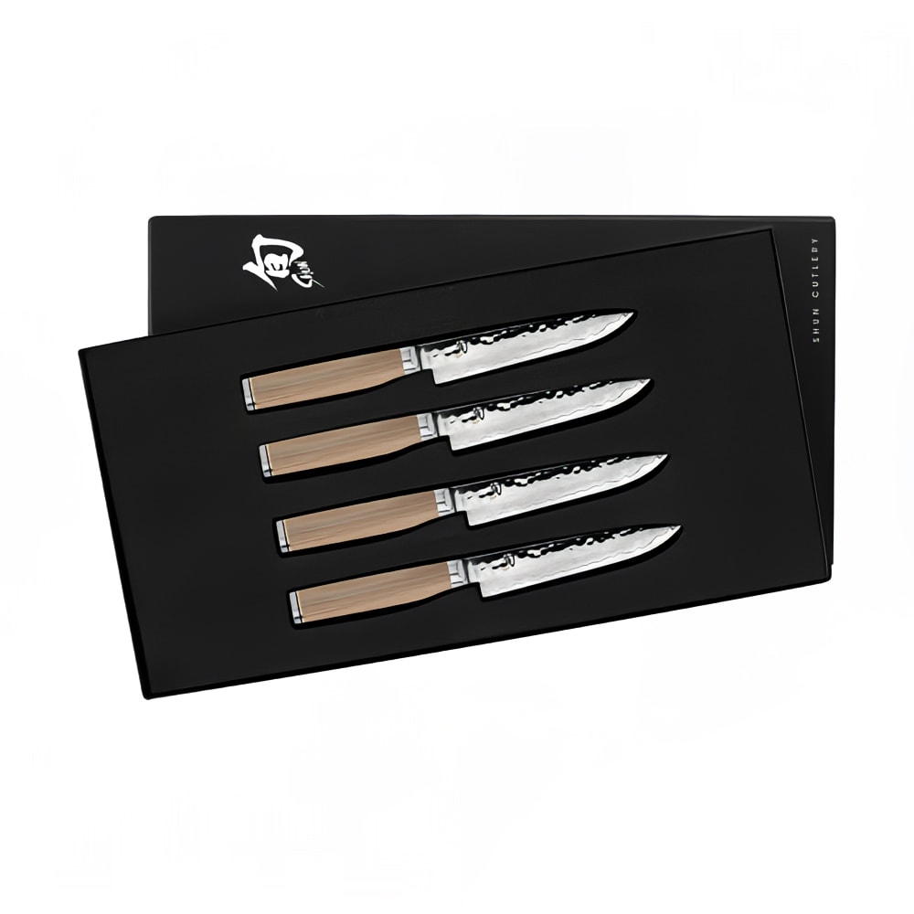 Shun 4 Piece Steak Knife Set w/ Box