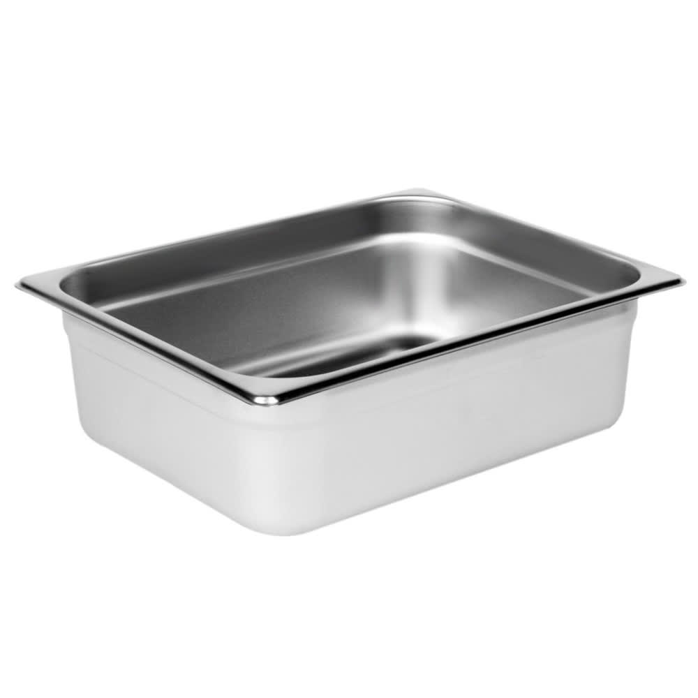 Thunder Group STPA4124 Half Size Steam Pan, Stainless Steel
