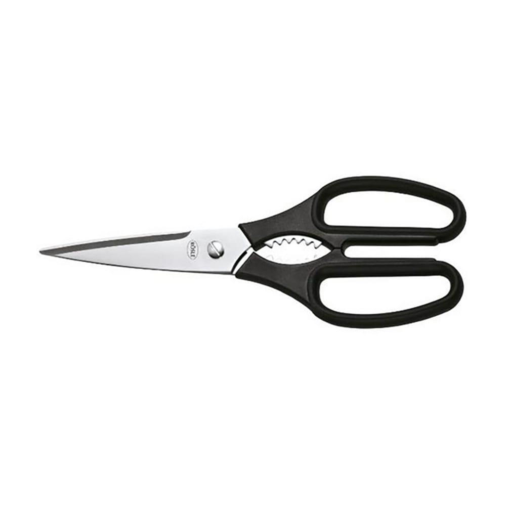 Rosle 96290 8.7" Kitchen Shears w/ Jar Opener, Stainless Steel Blades