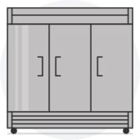 Three-section Refrigerators