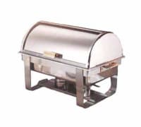 Versa Gard 9595 Americana Roll Top Chafer, Full Size, 8 qt, SS w/ Gold  Accents
