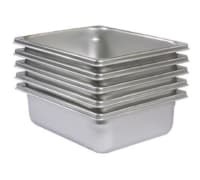 Versa Gard IE132 The Edge Third Size Steam Table Pan, 1 1/4 in Deep, Stainless Steel
