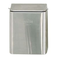 Rubbermaid FG11SS Sanitary Napkin Receptacle - Wall Mount, (3) Bags, Steel, Stainless