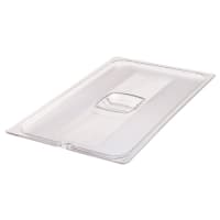 Rubbermaid FG134P86CLR Cold Food Pan Cover - Notched, Full Size, Clear Poly