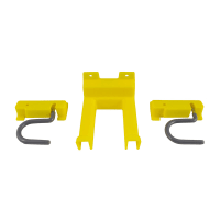 Rubbermaid FG199400YEL 3" Value Mop/Broom Holder Kit - Yellow