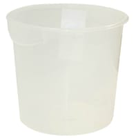 Rubbermaid FG572724CLR 18 qt Round Storage Container - Clear Poly