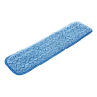 Rubbermaid FGQ41000BL00 18" Hygen Room Wet Mop - Microfiber, Blue