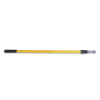 Rubbermaid FGQ75500YL00 Hygen Adjustable Quick-Connect Handle - 48 72" Aluminum, Handle