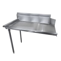 Advance Tabco DTC-S70-24L 23" Straight Dish Table - Right to Left