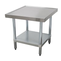 Advance Tabco MT-GL-300 30" Mixer Table w/ Galvanized Undershelf Base &amp; Marine Edge, 30"D