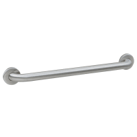 Bobrick B5806X18 B-5806 Series Grab Bar, 1 1/4" Diameter Satin Finish Stainless Steel, 18&qu...