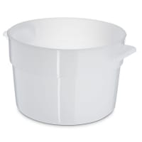 Carlisle 2 qt Bain Marie w/ Handles - Polyethylene, White (020002)